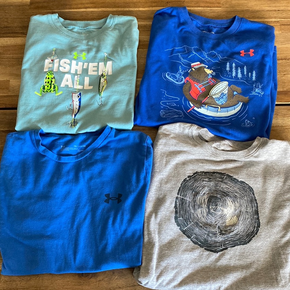 4 Under Armour T-Shirts Bundle